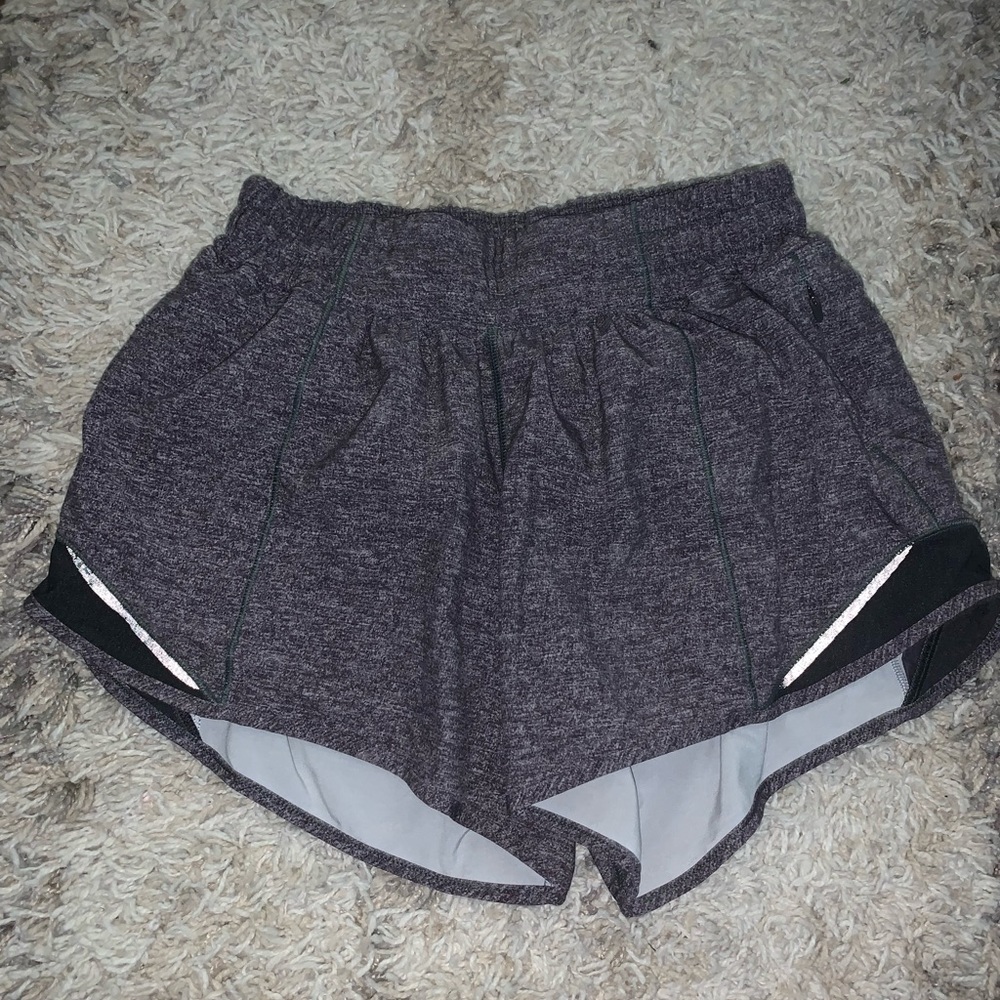 I’m selling gray lululemon shorts!